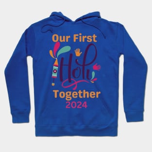 Our first Holi together 2024 l Holi Festival l Indian festival Hoodie